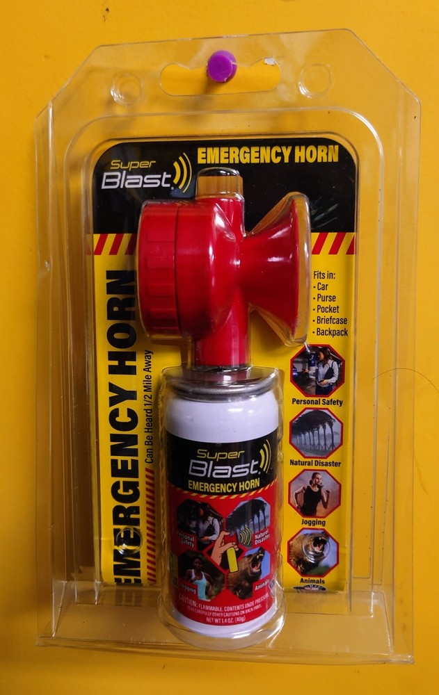 Super Blast Emergency Air Horn 1.4 Oz (6-PACK)