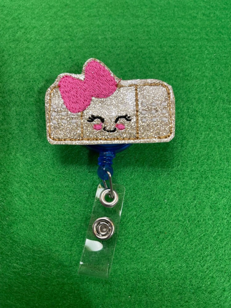 Band-Aid Nurse badge reel