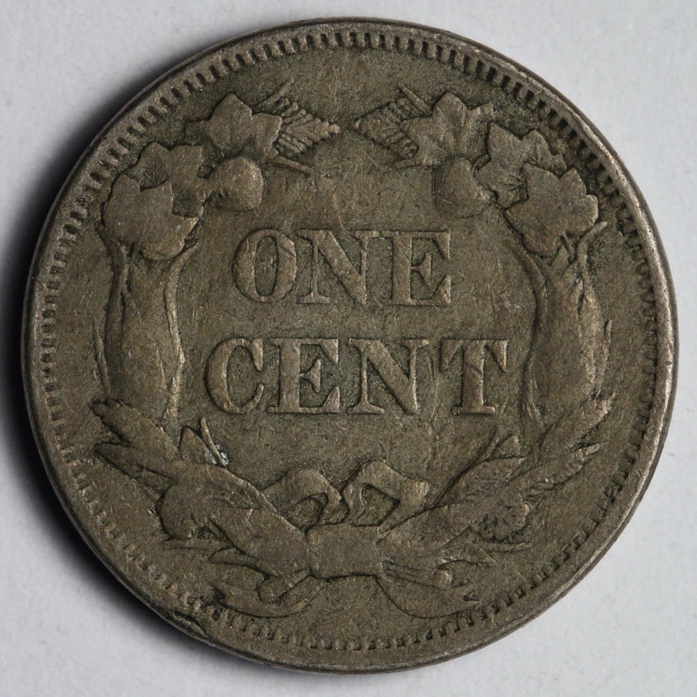 1858 LL Flying Eagle Cent Penny XF E109 TXHU