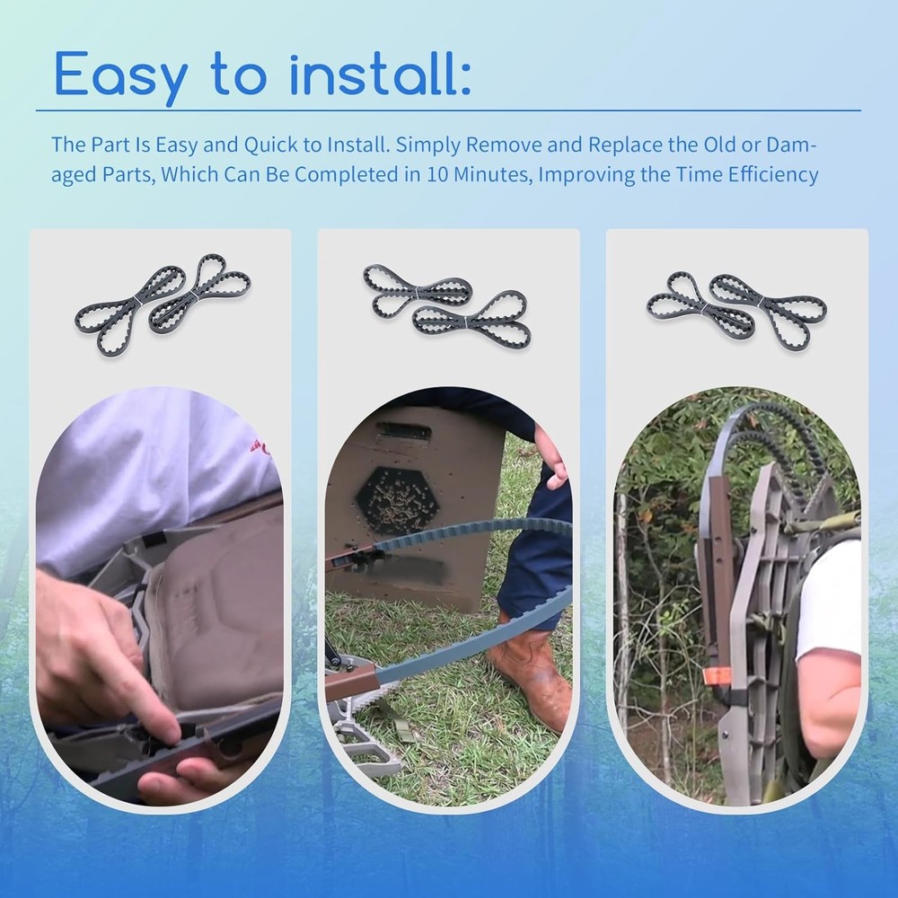 2x 61in Traction Belts Climber Tree Stand For Lone Wolf Sit & Climb Tree Stand