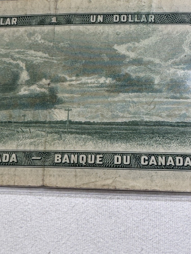 1954 Canada 1 Dollar Banknote P# 74b