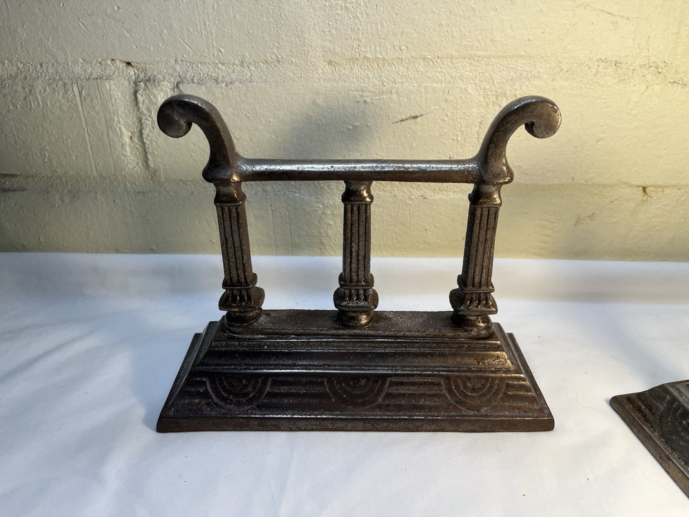 Victorian Neo Classical Fire Dogs Andirons