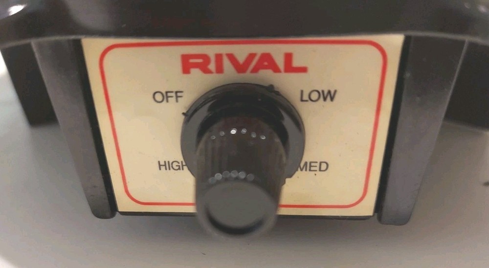 New RIVAL Single Burner Model 605B Black & Stainless Quick Heating 750W Element