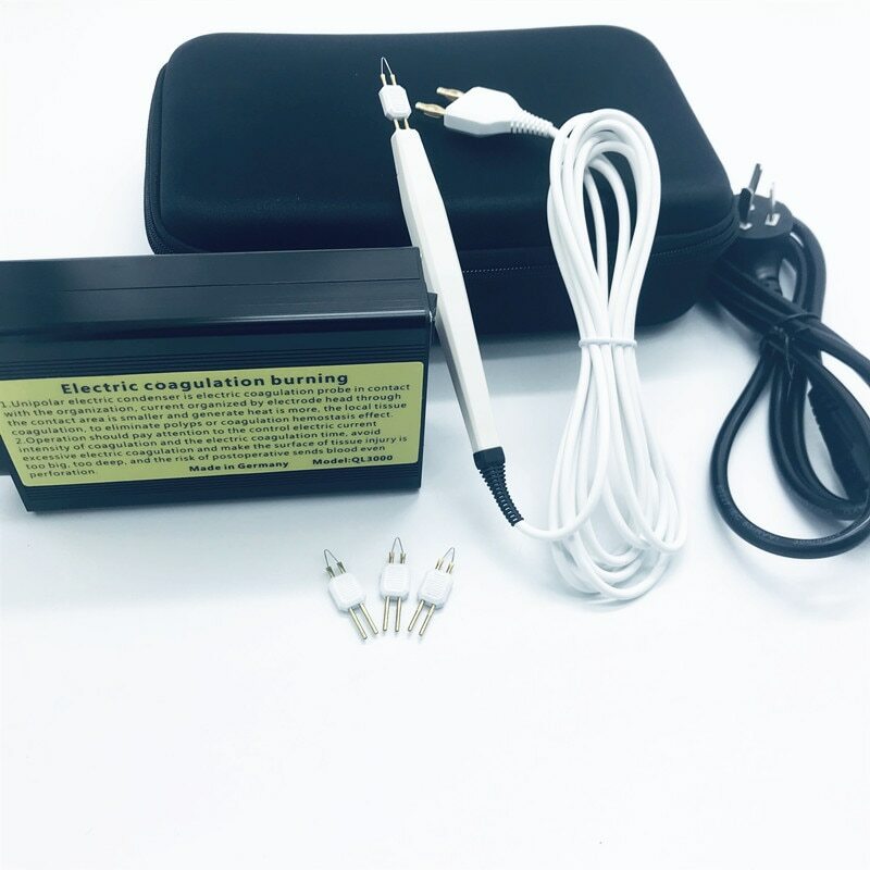 Desktop electrocoagulation hemostatic double eyelid electric heating device