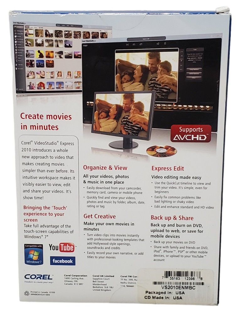 Corel Video Studio Express 2010 New