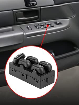 AiYiGu Power Window Control Switch Master Door Button Compatible with...