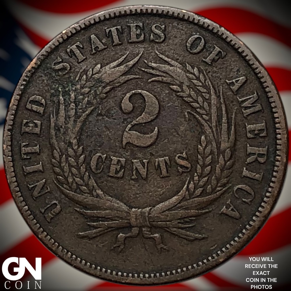 1866 2 Cent Piece Z5540