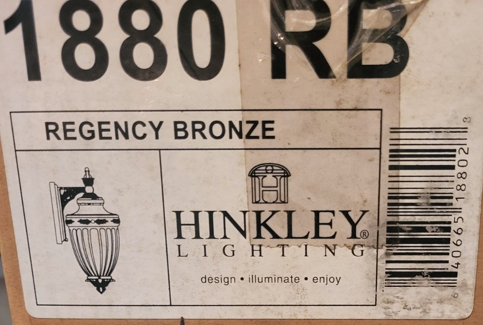 Hinkley 1880RB Regency Bronze wall sconce