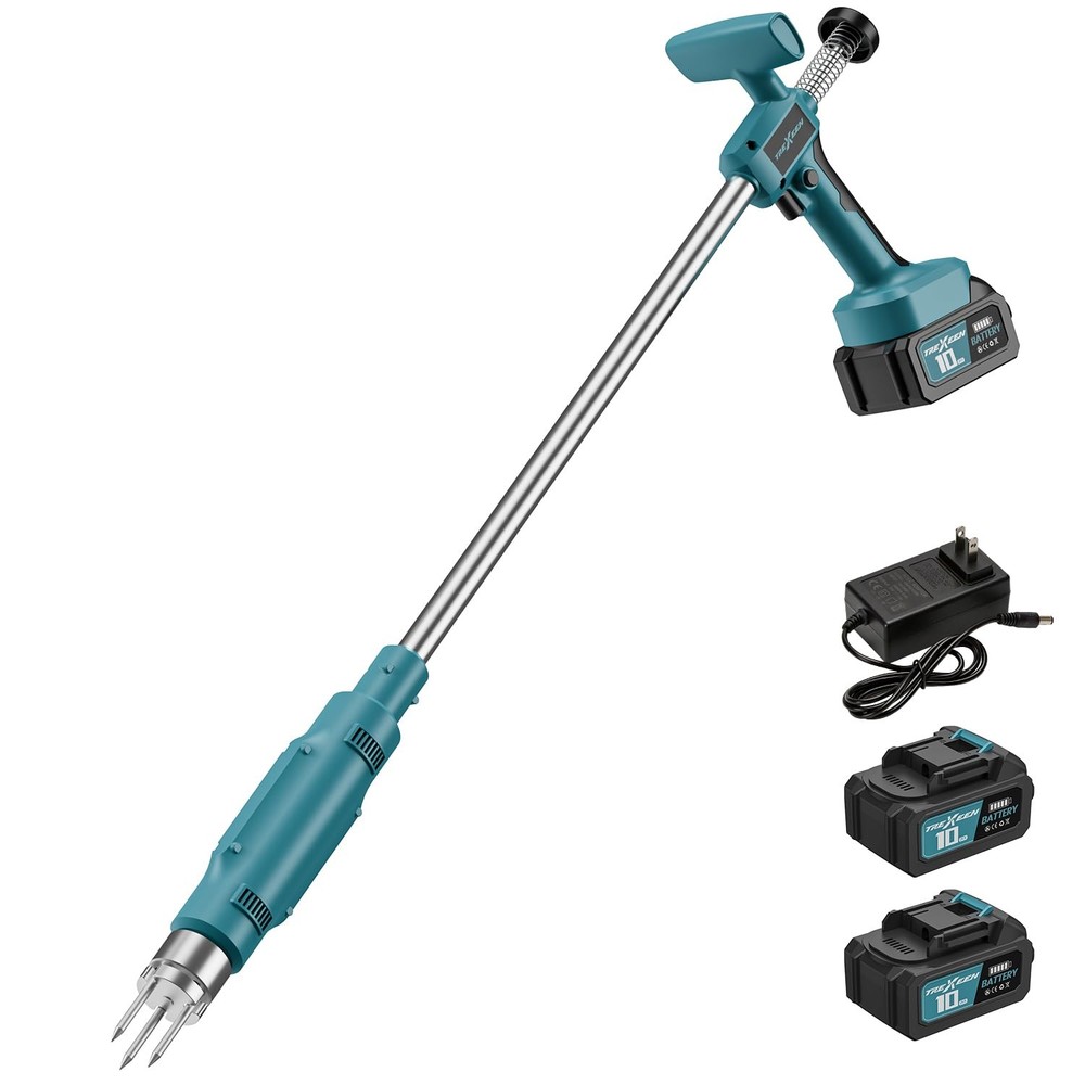 Weed Puller Tool,Electric Stand Up Weed Puller Tool, 21V Battery Powered w/ 2...