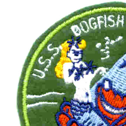 SS-350 USS Dogfish Patch - Small