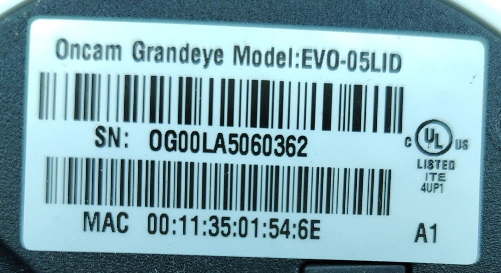Pelco EVO-05LID 5 Megapixel Panoramic Evolution Mini 360 Indoor Camera
