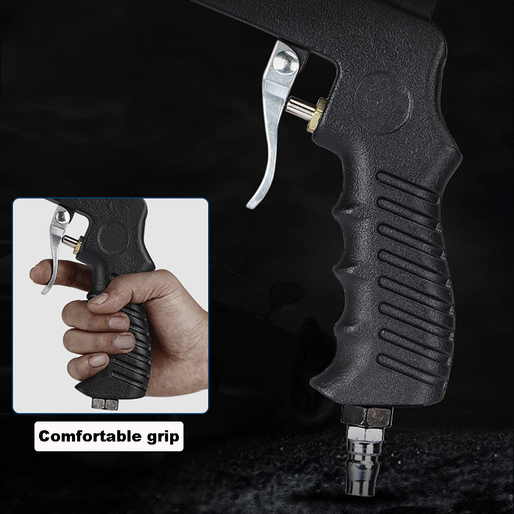 Sandblaster Portable Sand Blasting Nozzle Gun Gravity Feed Sandblast Gun 90PSI