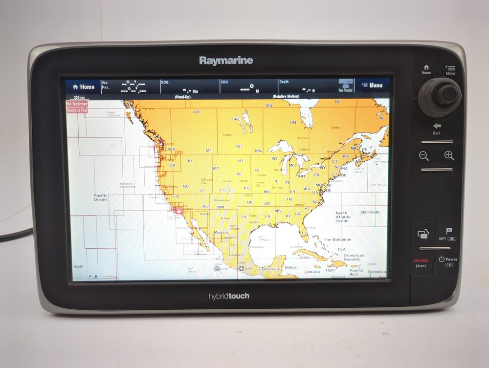 Raymarine e127 E70024 HybridTouch 12" GPS Fishfinder Chartplotter MFD