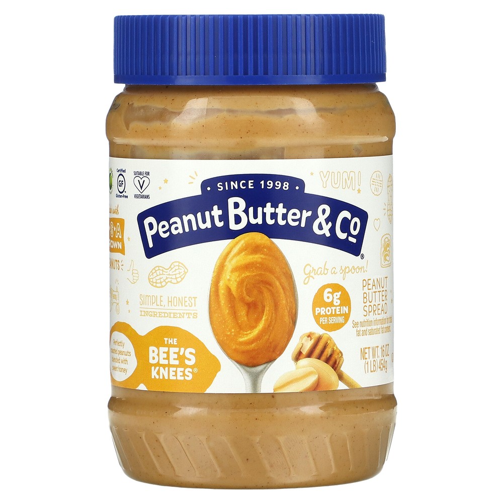 Peanut Butter Spread, The Bee's Knees, 16 oz (454 g)