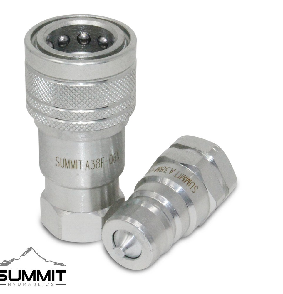 3/8″ NPT ISO 7241-A Quick Disconnect Hydraulic Coupler Set