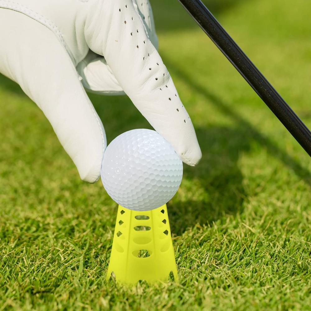 AIEX 20pcs Golf Tees, Plastic Simulator Tees Practice Training Mat...
