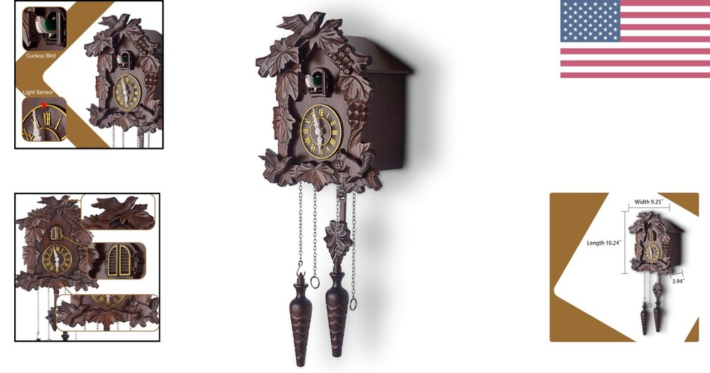 Handcrafted Wood Cuckoo Clock MX210