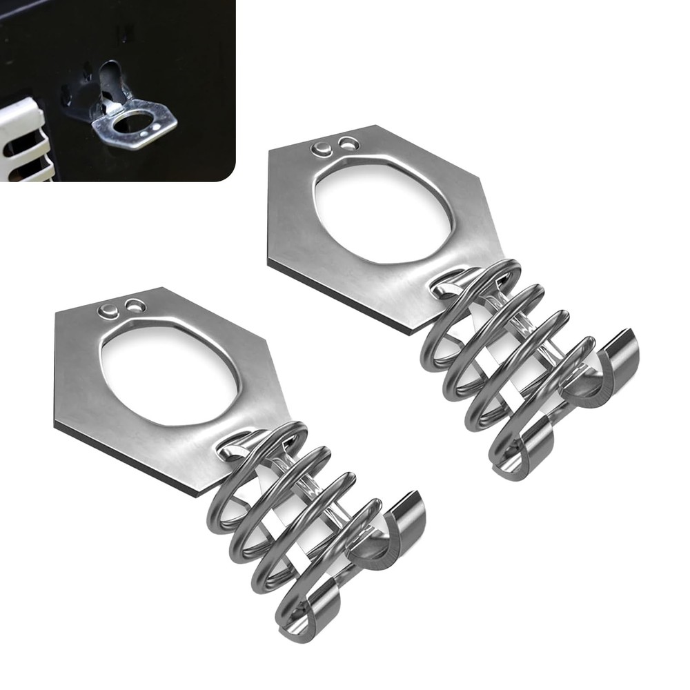 Sumjig 2 PCS RV Water Heater Cam Lock, 1.5" Stainless Steel Rustproof Silver