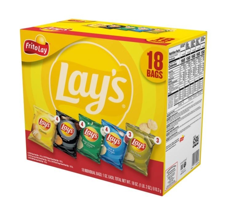 Lay's Snacks Mix Variety Pack, 1 oz, 18 Count