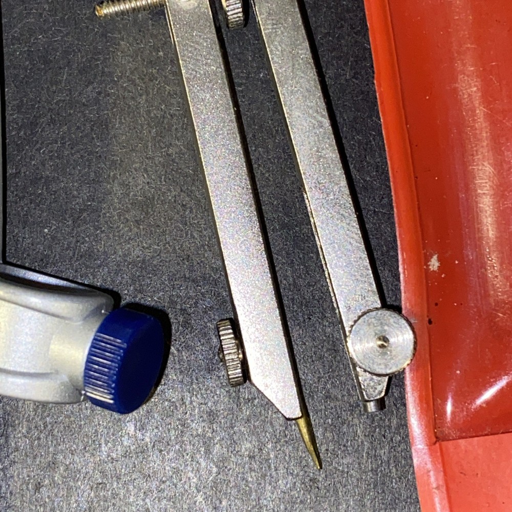 3 Drafting COMPASS Drawing Instruments Lot Vintage & Modern