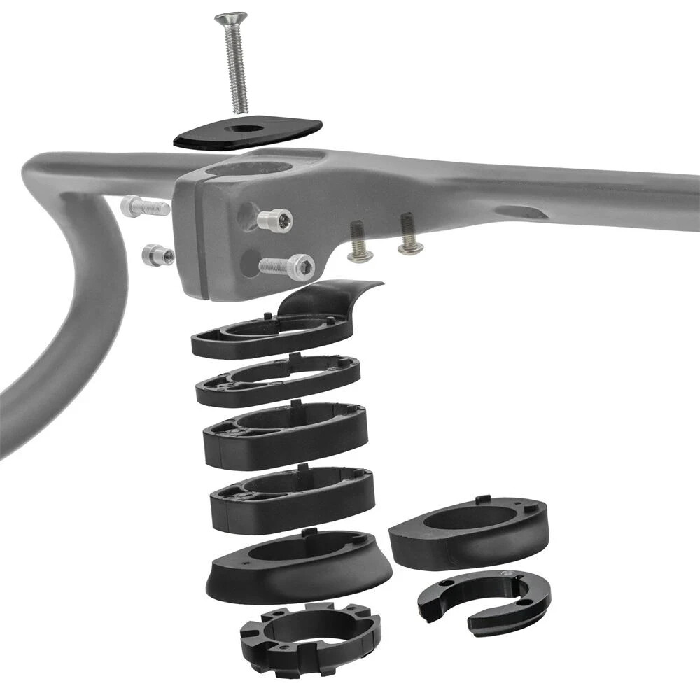 Road Bicycle Integrated Handlebar Carbon Handlebars 28.6mm Internal Routing