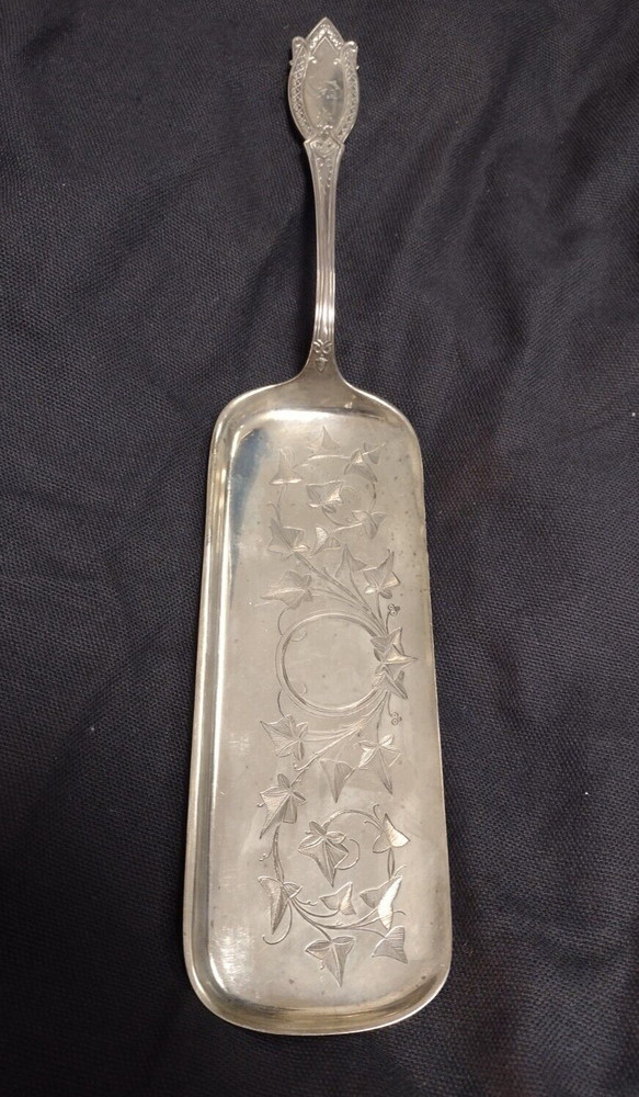 John Polhamus Diamond Pattern Crumber Tiffany & Co Sterling 1867