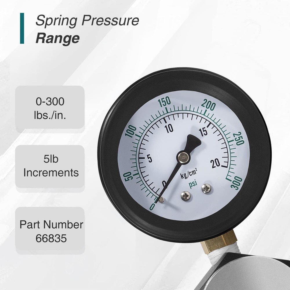 66835Valve Spring Tester for0-300lbs./in Range Mini Valve Spring Pressure Tester