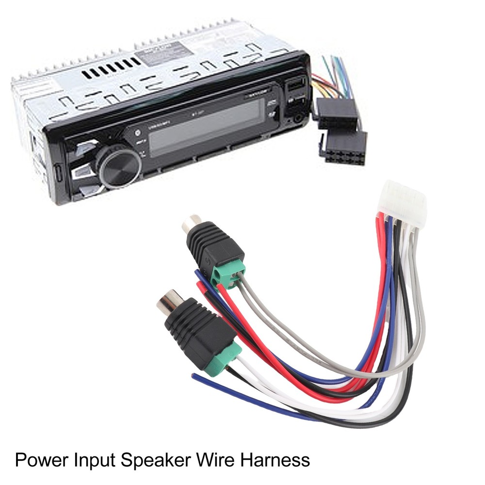 Power Input Speaker Wire Harness 10pin Power Harness Secure Connection For RHQG