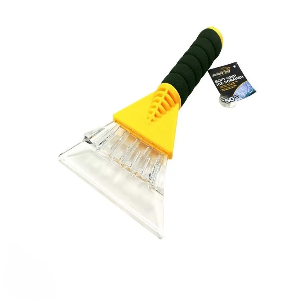 Ice Scraper Soft Grip Handle Suitable For Up To -50° - Brookstone