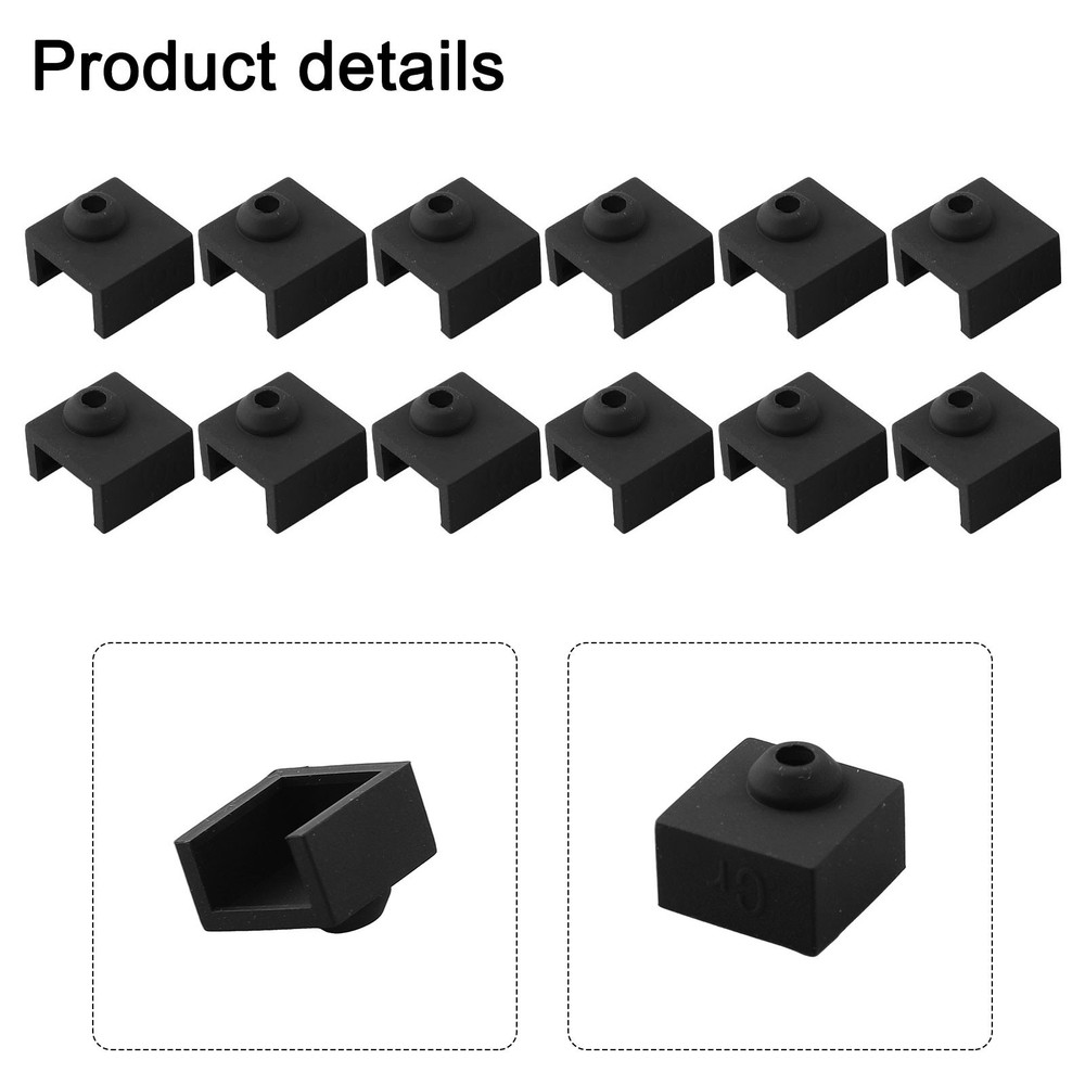 Nozzle Shielding Solution Pack of 12 High Temp Resistant Silicone Covers