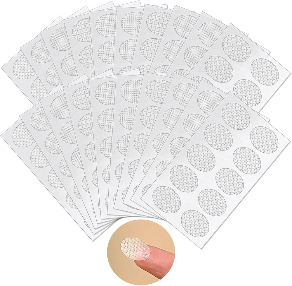 Earring Stickers for Split Earlobes, 200 Pcs Earring Support Patches for Heavy E