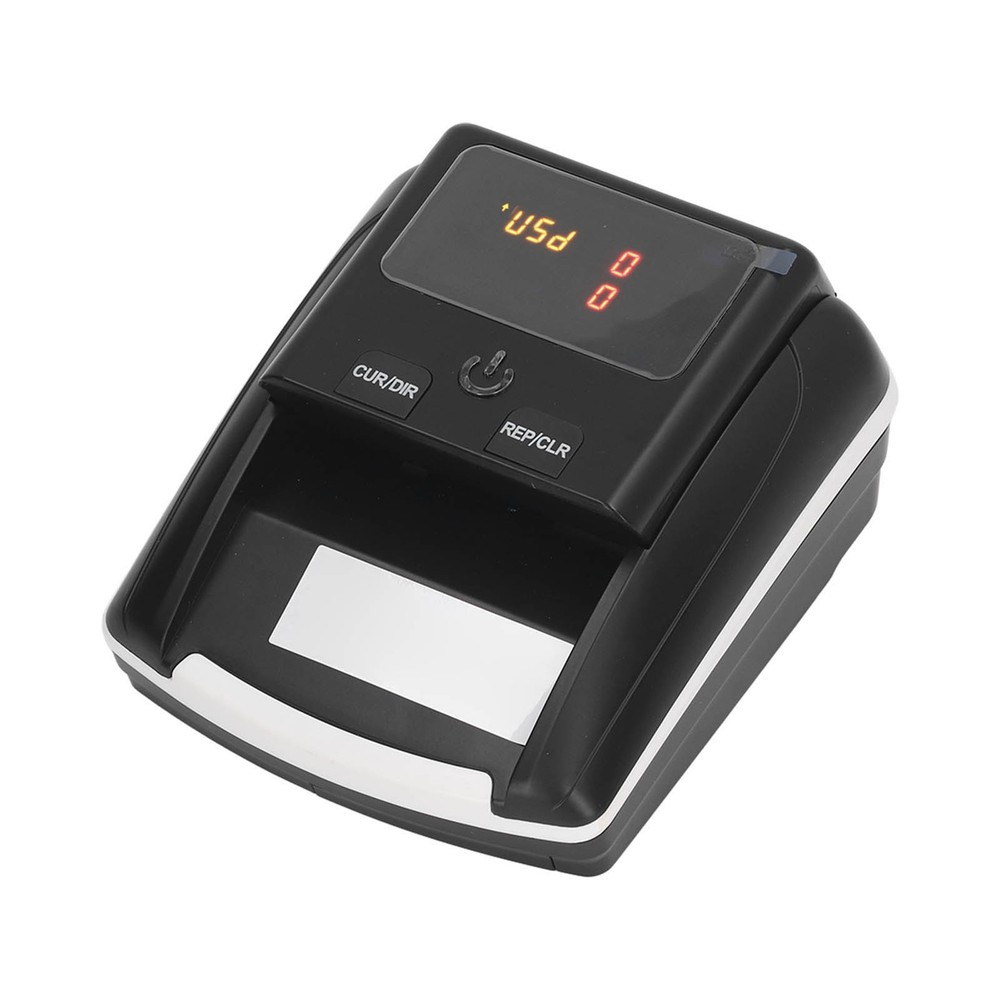 US Plug Automatic Banknote Detector Portable USD EUR Count Machine Counterfeit B