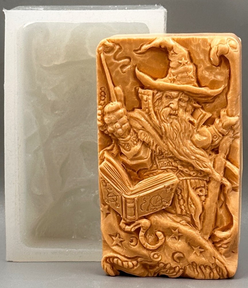 WIZARD SILICONE MOLD  for soap making and other crafts