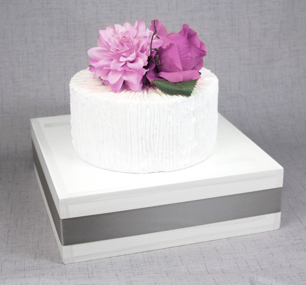 White Silver Cake Stand, Box, White, Wedding Cake Stand, Cupcake Stand Display,