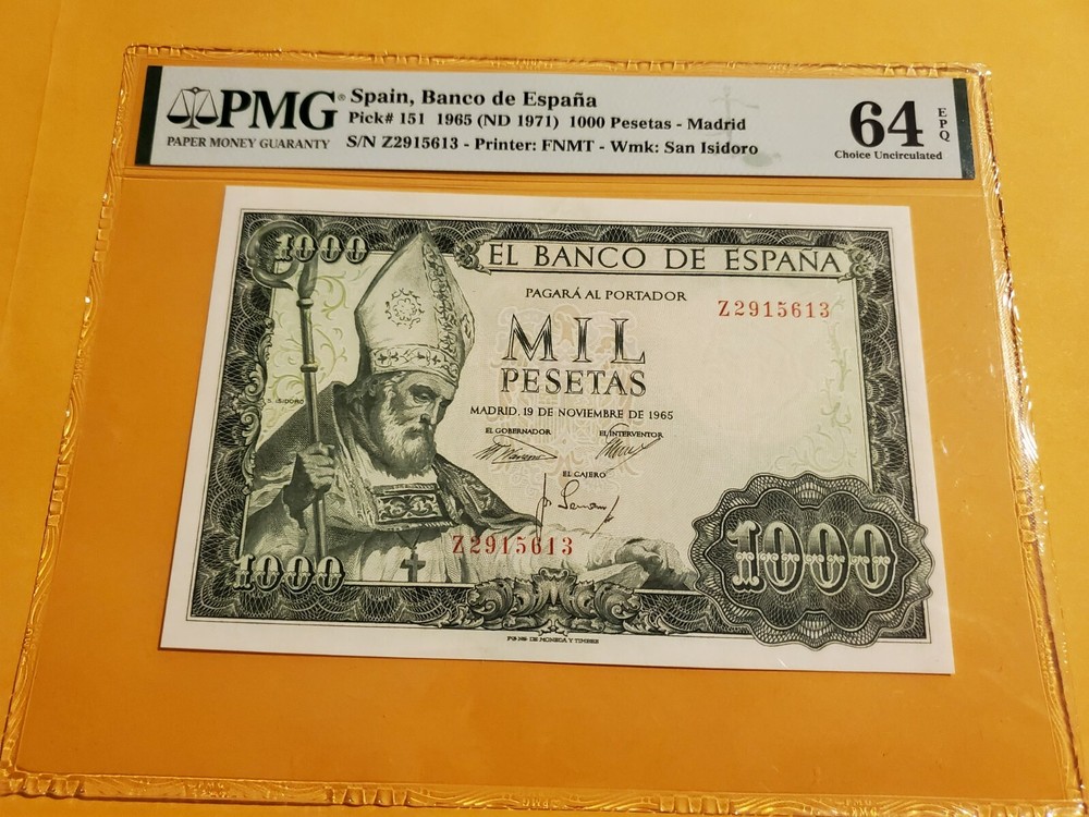 Spain note unc