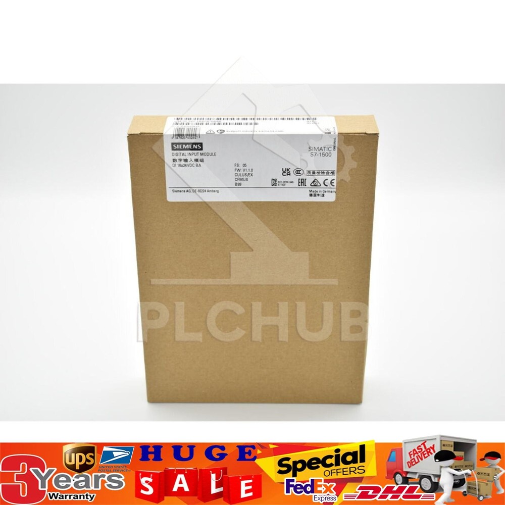 New Siemens 6ES7521-1BH10-0AA0 S7-1500 Digital input module 6ES7 521-1BH10-0AA0