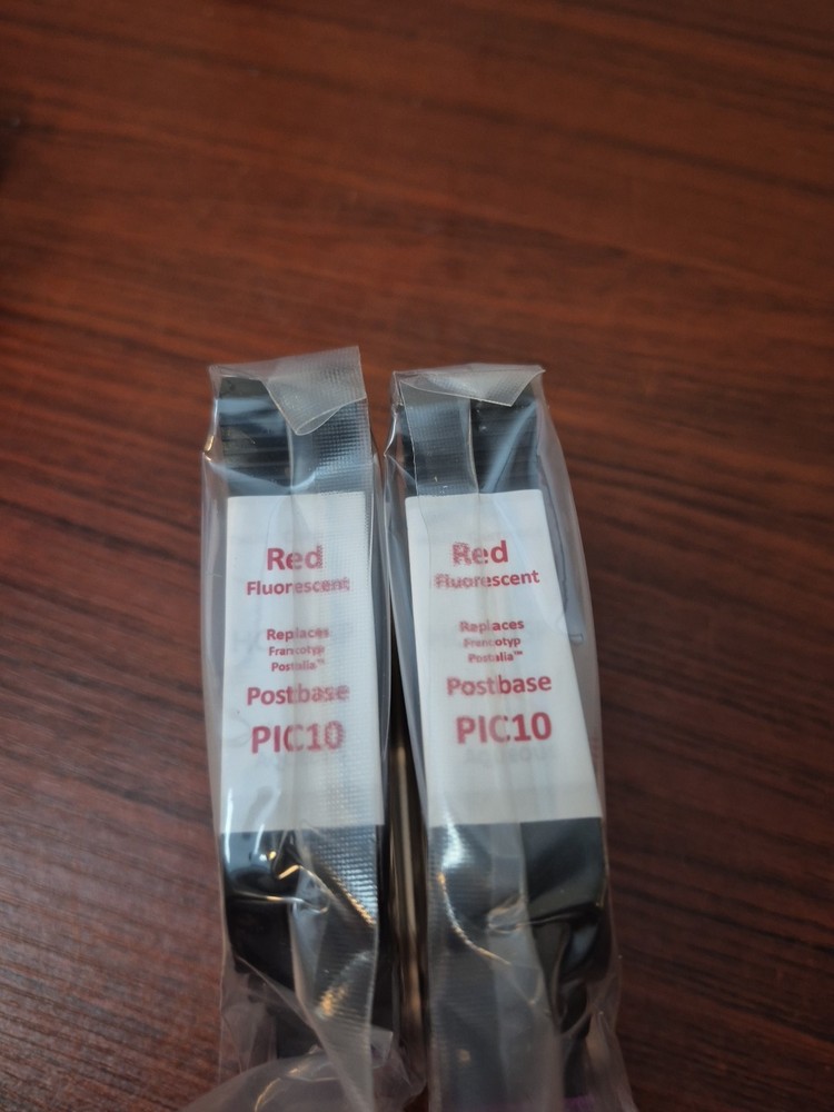 FP PIC10 Fluorescent Red Ink Cartridge replacement for PostBase machines