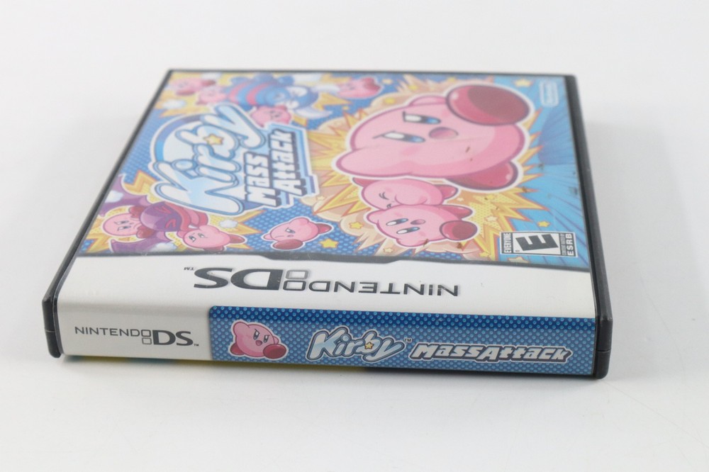 Nintendo DS Kirby Mass Attack Case Manual Inserts ONLY NO GAME