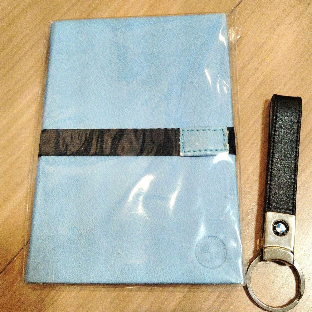 Bmw Novelty Hardcover Notebook And Key Chain