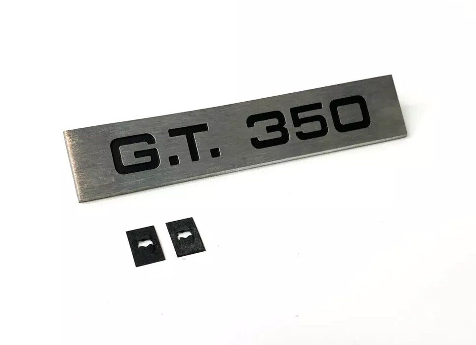 Brushed Tail Light Panel Emblem For 1965-1966 Shelby Mustang GT350