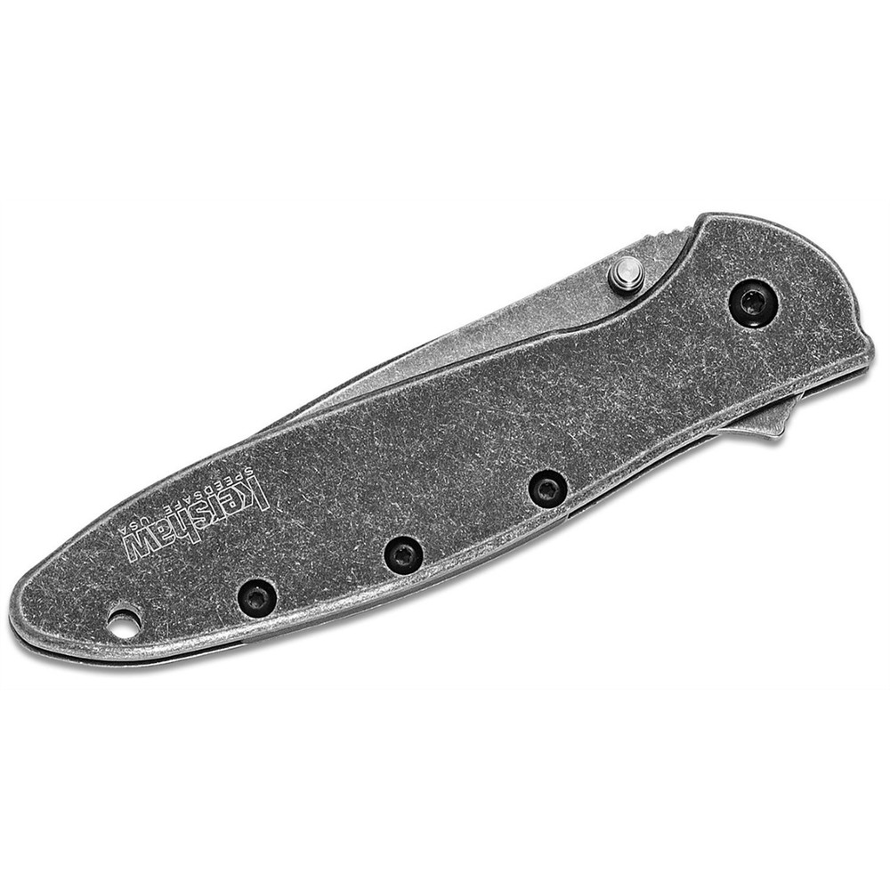 Kershaw Leek Assisted Open Frame Lock Drop Point Blade EDC Folding Pocket Knife