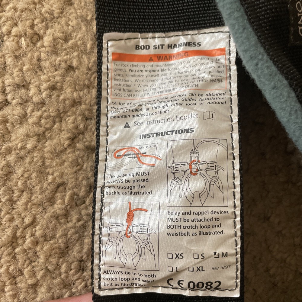 Black Diamond Harness Rock Climbing