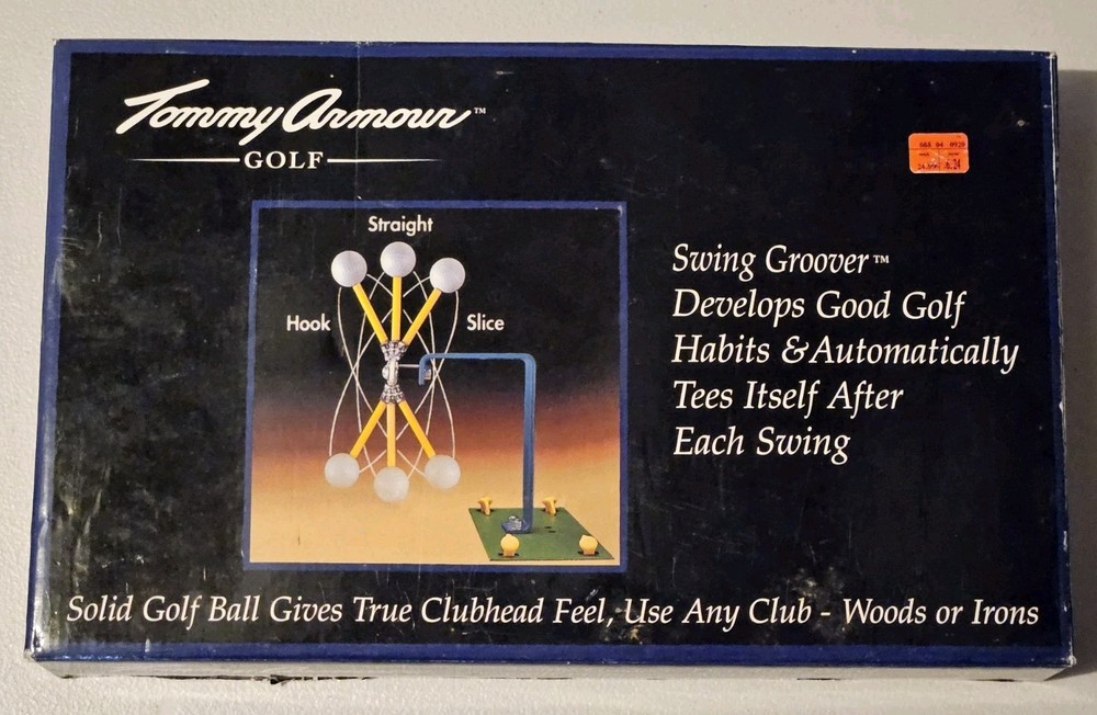 Golf Swing Trainer Aid Training Golf Practice Swing Groover & Hitting Adjustable