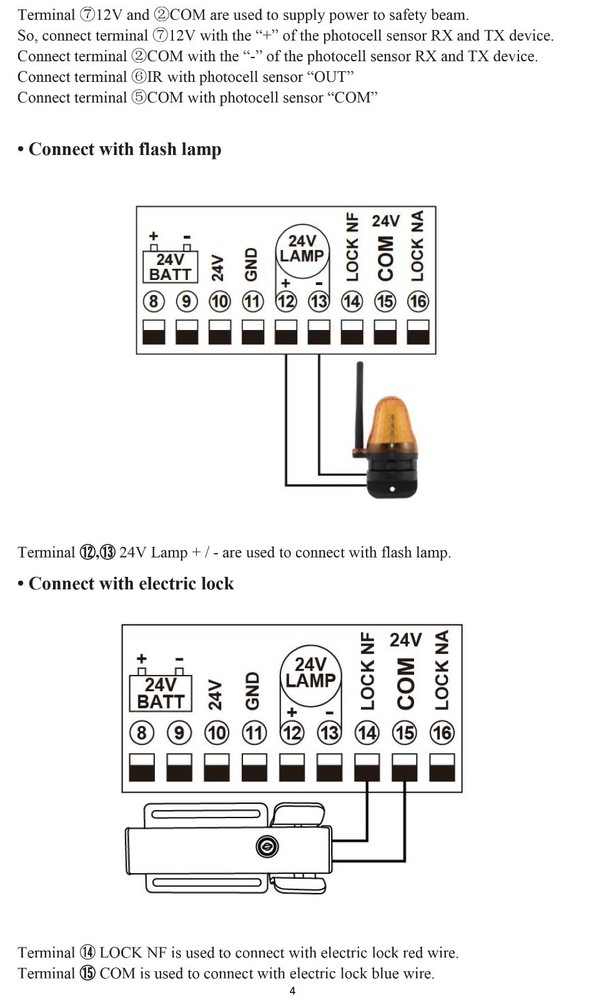 Control Board for AC Sliding Gate Opener PCB Circuit Control Board & Remote