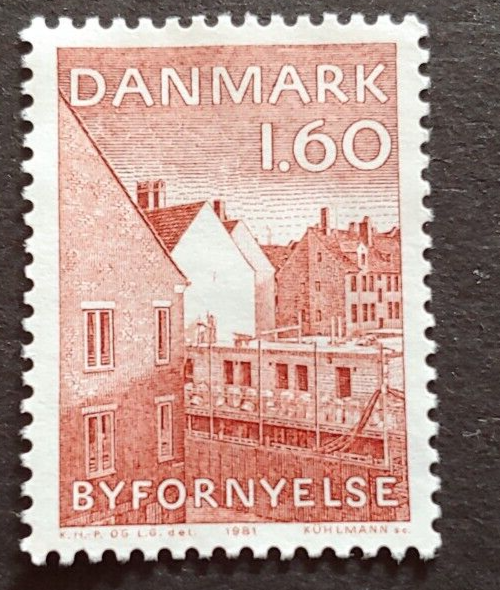1981 BYFORNYELSE 1.60KR DENMARK DANMARK DÄNEMARK VF MNH