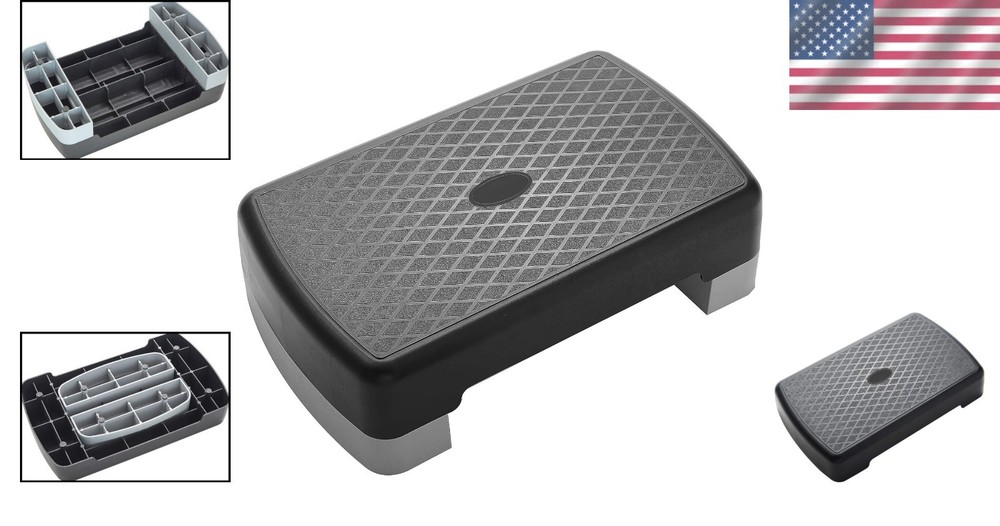 Compact 18" Aerobic Step Platform - Adjustable Heights for Maximum Workout