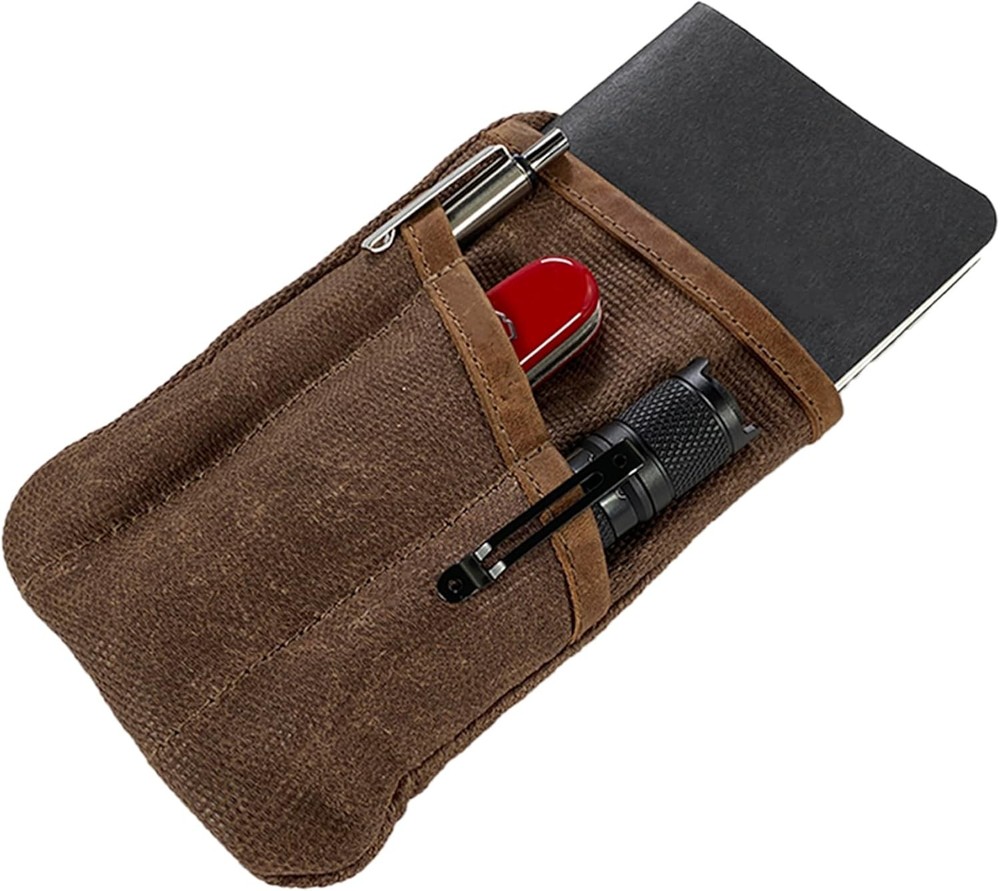 Hide & Drink, Multi-Tool Pocket Pouch, Compact Multipurpose EDC Honey Bourbon