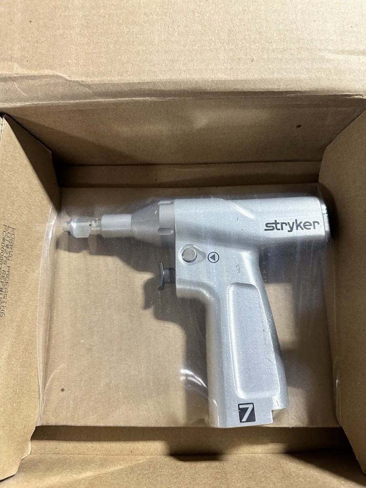 Stryker System 7 Surgical Handpiece Silver Model #7