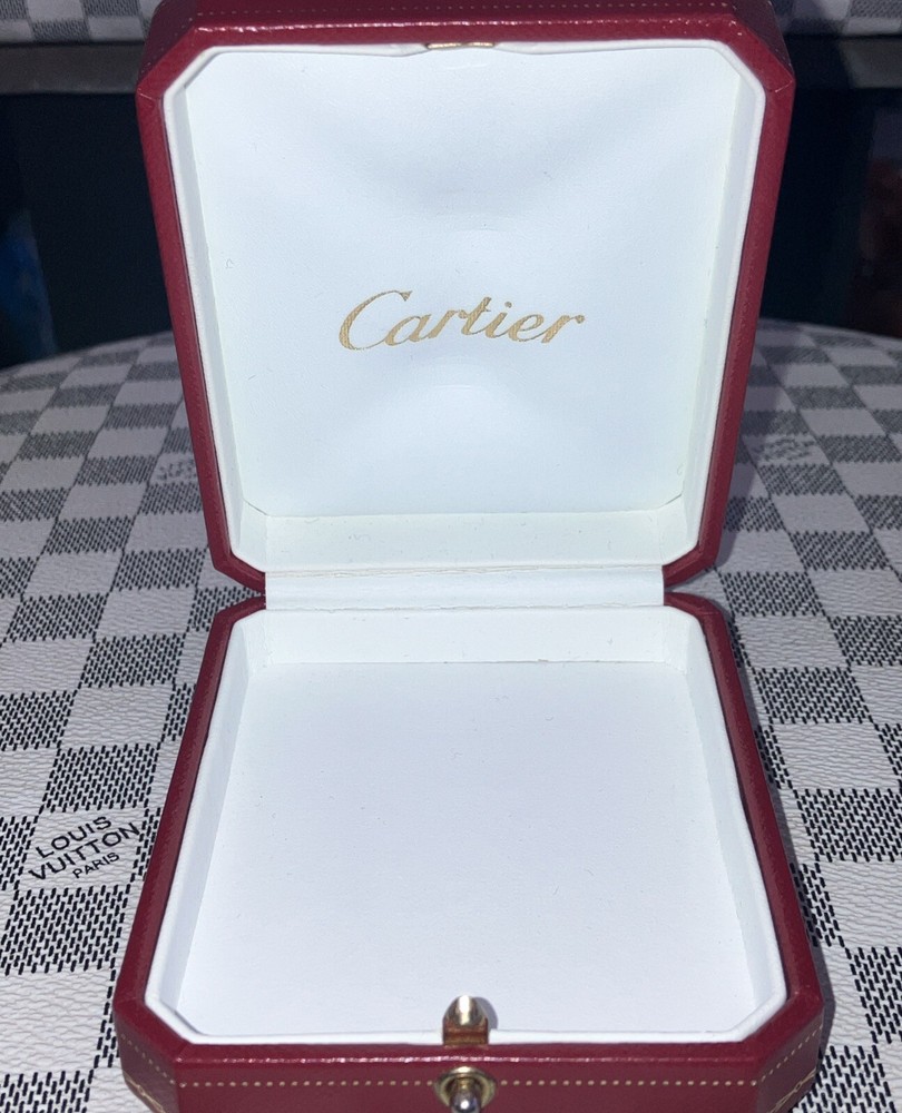 Cartier Jewelry Case , Outer Box & Gift Bag Set.
