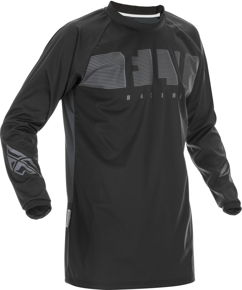 Windproof Jersey Black/Grey Lg